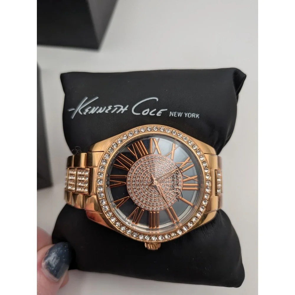 Kenneth Cole Rose Gold And‎ Diamond Women's Watch